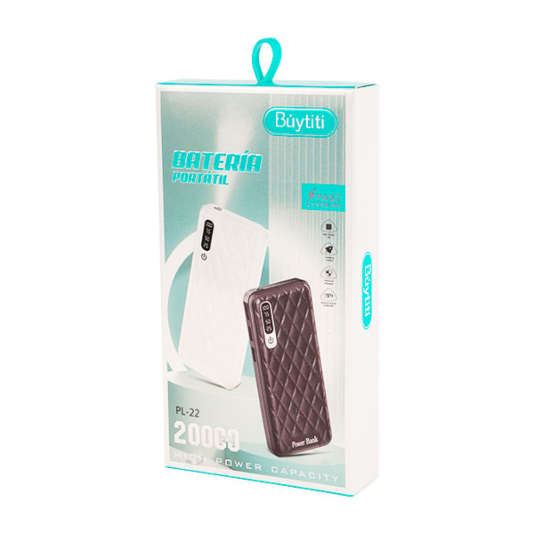 Power Bank Buytiti PL-22 20000 mAh con linterna