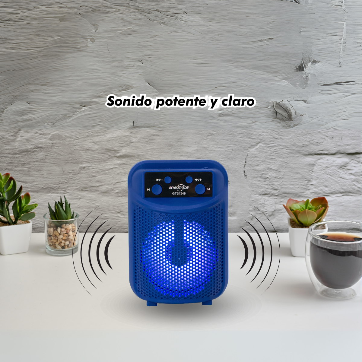 Bocina Bluetooth 3″ GTS 1349