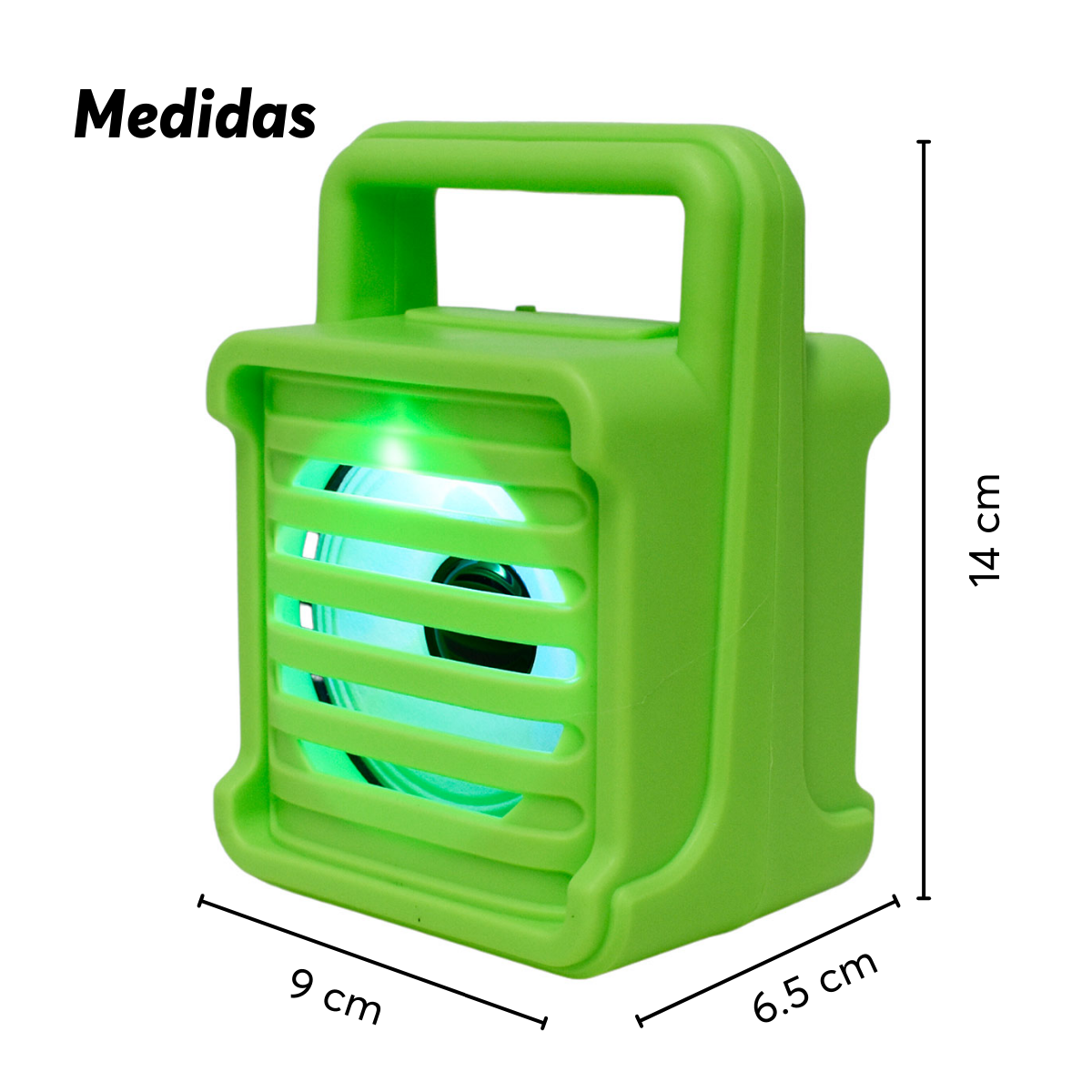 Bocina Bluetooth 3" con Luz Led GTS-1951