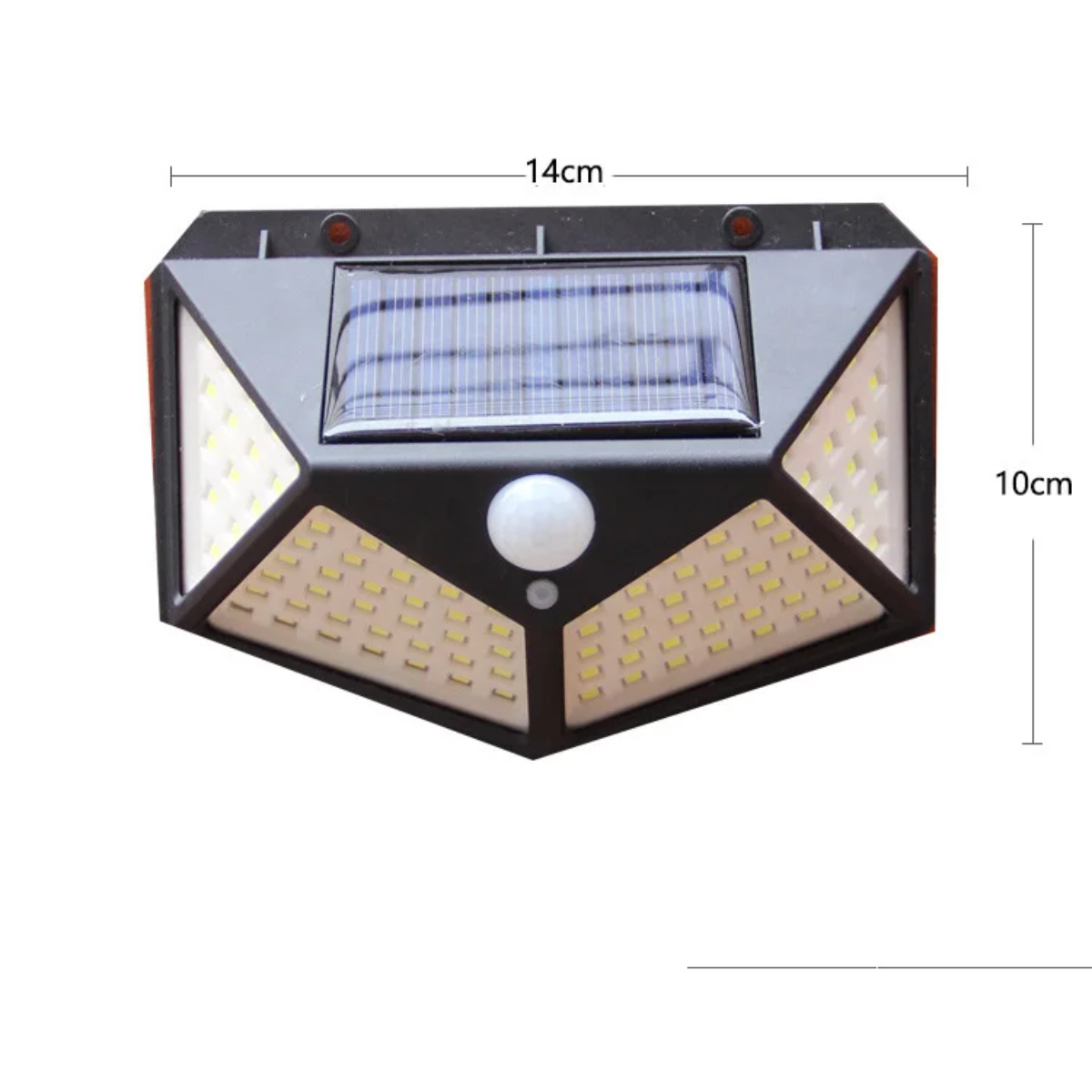 Lámpara LED solar c/ sensor movimiento 30W EM118