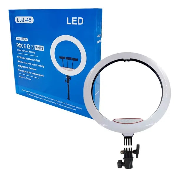 Aro de Luz 18" con 3 Cambios y Rotación 360º JC-22