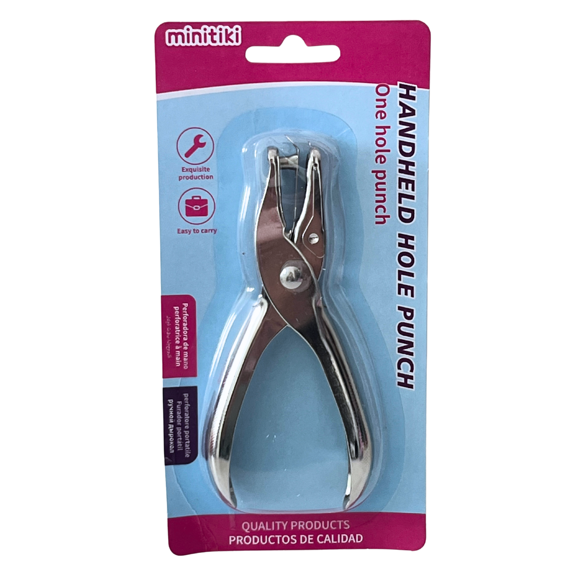 Perforadora Metálica 1 Orificio MK-141161