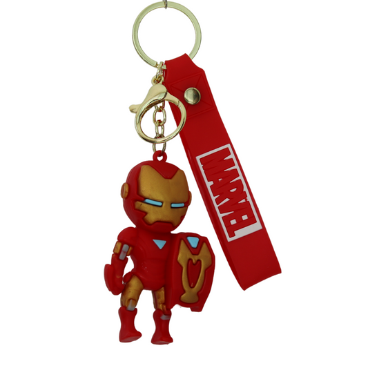 Llavero de goma Iron man escudo