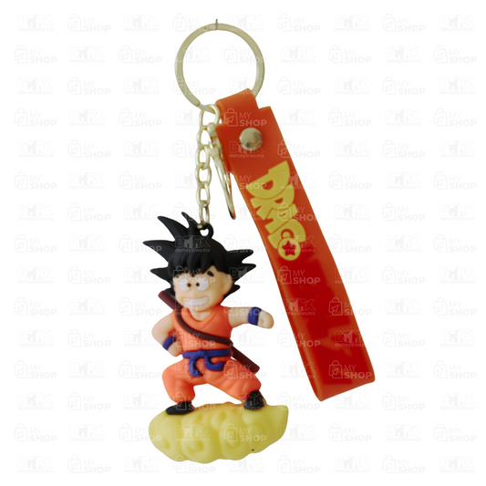 Llavero de goma Goku en nube voladora