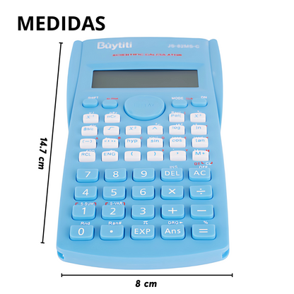 Calculadora Científica de 12 Dígitos con Funda JS-82MS-C