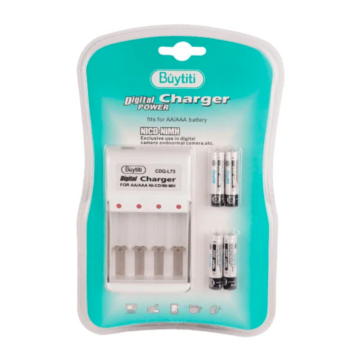 Cargador de Baterías con pilas AAA CDQ-L73