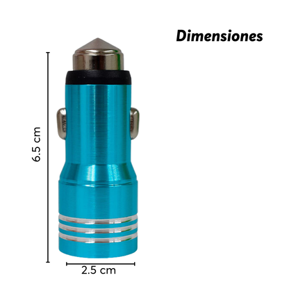 Cargador para Automóvil USB y Tipo C  CAR-036