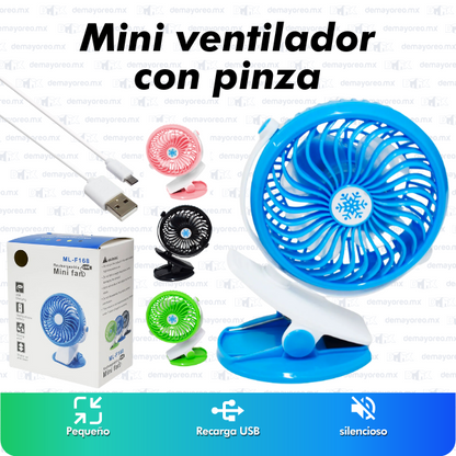 Mini Ventilador Buytiti FS006 Con Pinza