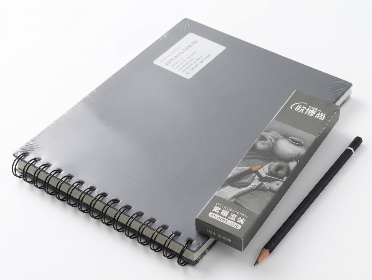 Cuaderno de Dibujo con Lapices