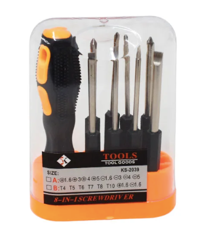 Kit de Desarmadores 8 puntas GJ-337