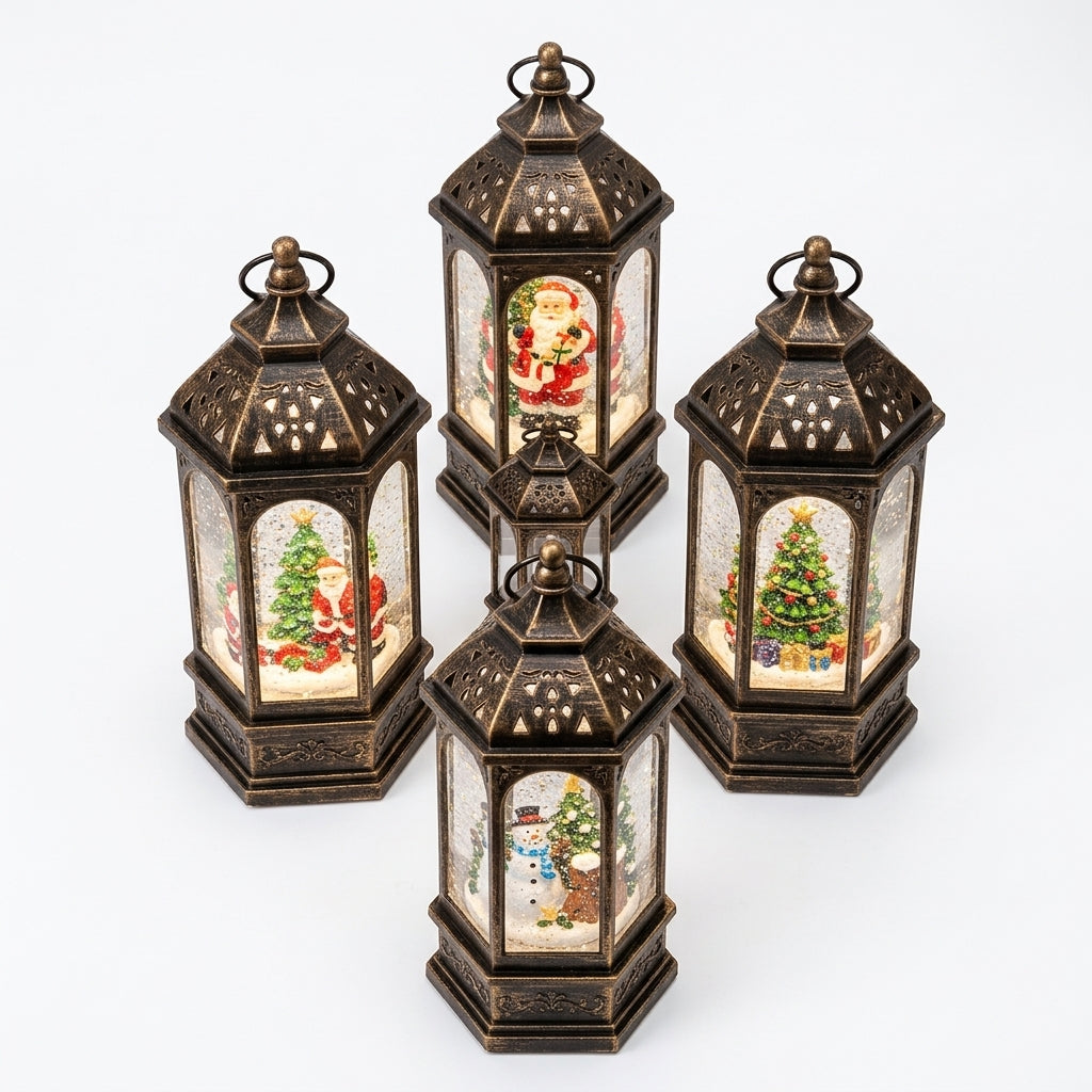 Farol Navideño Colgante con Luz LED y Música ZSD-2618